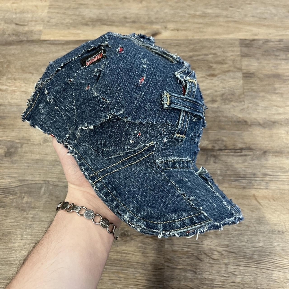 Men's Blue and Navy Hat